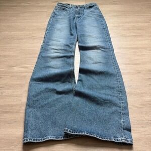 26x32 Blue Bootcut Flared 2000s Heavyweight Y2K Vintage Jeans